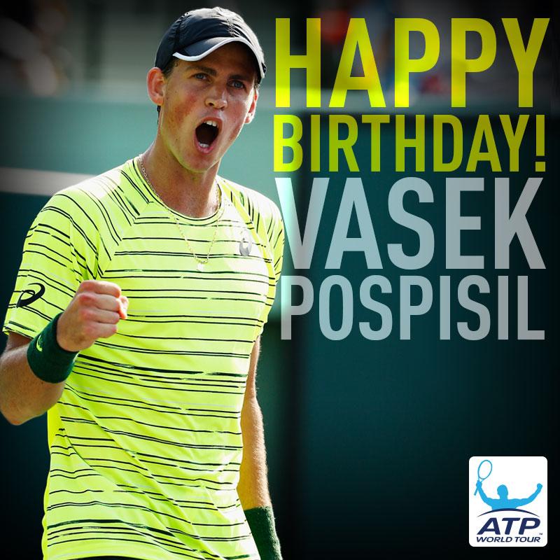 Happy birthday More on Vasek:  