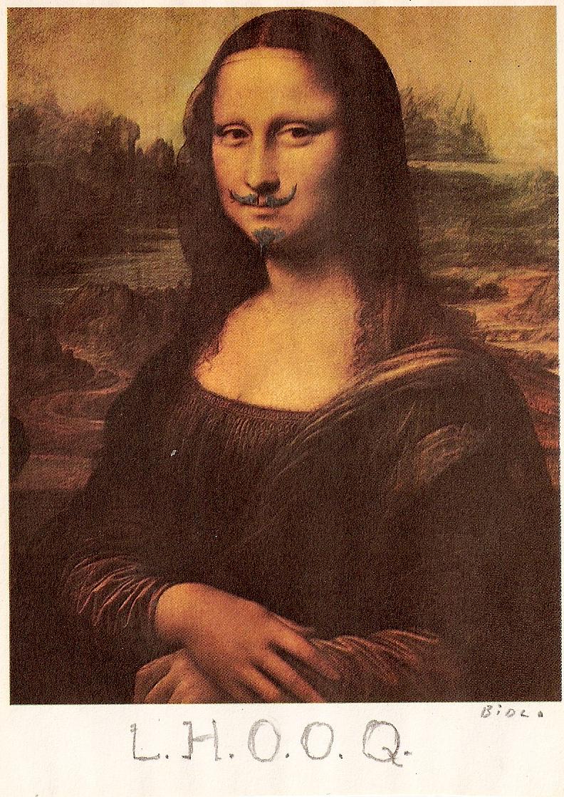 marta10mn's tweet photo. #miobrafavoritatema10 @artesigloXX es "LHOOQ" de Duchamp (1919) Dadaismo. http://t.co/we0BFjEQe2