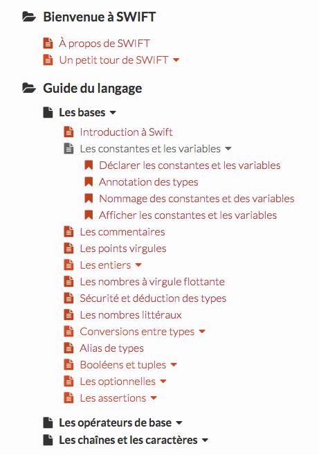 swiftcode_fr's tweet image. Pour plus d’ergonomie et de lisibilité, le sommaire va être retravaillé avec des menus déroulants. Qu’en pensez-vous?