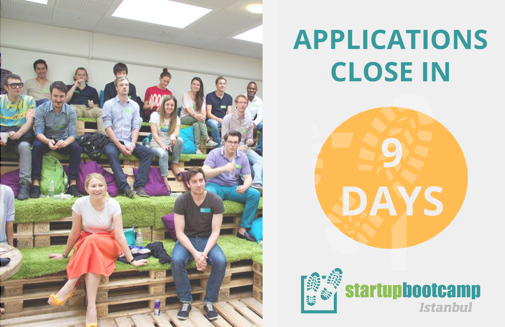 Sbootcamp's tweet photo. 9 days left to apply to @sbcistanbul program via @StartersHub http://t.co/fZA6lEfivV #startups #accelerator #Istanbul http://t.co/ksc9Oz8K4q