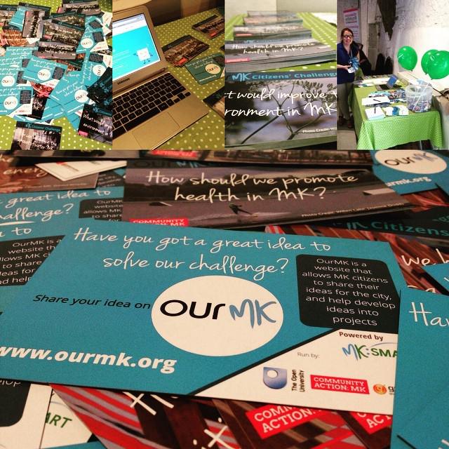 #MKSmart project promoting OurMK, our brand new interactive website for MK citizens' ideas for the city - at #Engag…