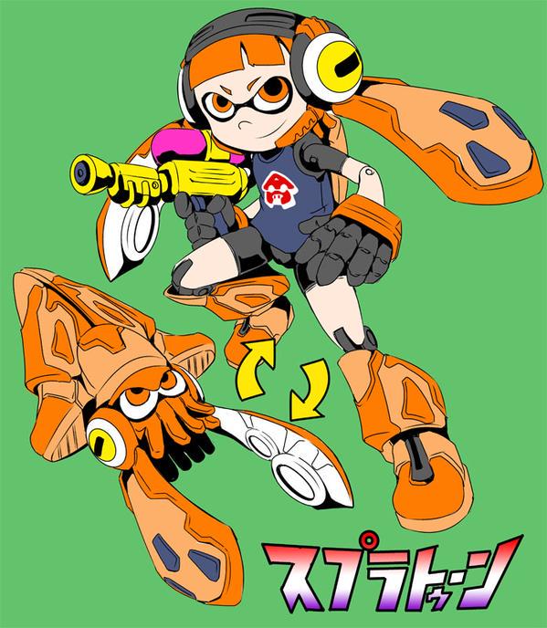 かみぞの様オリジナルのスプラトゥーンなイカちゃん完成です！最終状態