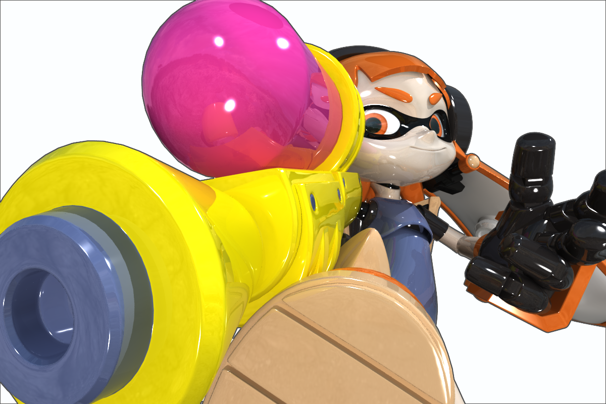 かみぞの様オリジナルのスプラトゥーンなイカちゃん完成です！最終状態