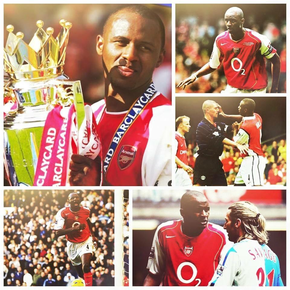 Happy 39th birthday to arsenal legend Patrick Vieira  