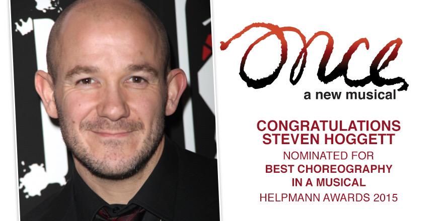 The brilliant Steven Hoggett! #loveonce photo by Broadway World