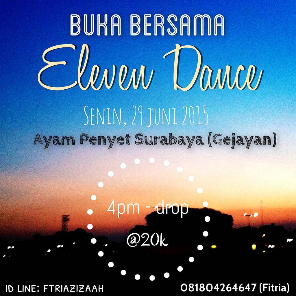 Kakak cantik, ini sudah ada pembaharuan buber bareng eleven dance dan eleven cheers :) join yuk!