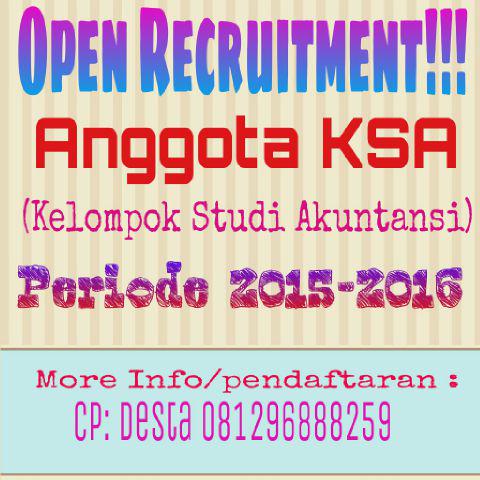 Ayoooo buat akuntansi 2014 ditunggu sampai 25 juni 2015.