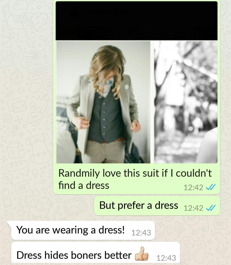 Transgfproblems's tweet image. Talking about wedding dresses...