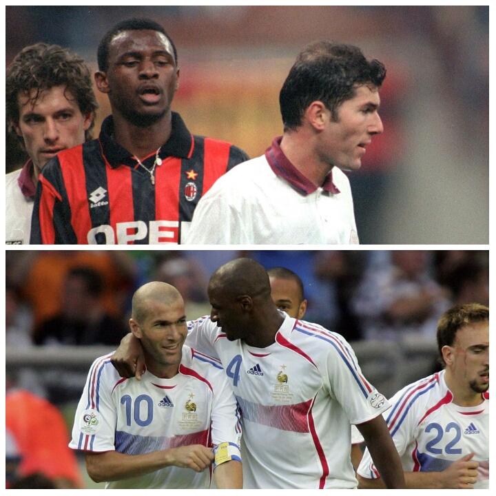 Negara sama \"Prancis\" dan tanggal lahir juga sama \"23 Juni.\" Happy birthday Legend Patrick Vieira Dan Zidane. 