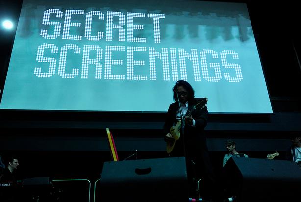 SecretCinemaX's tweet photo. Troxy, London. 2012. Rodriguez plays a secret set as the credits roll... #SCX http://t.co/N37oDwoMEK http://t.co/LC7ZkKBfc4