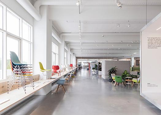 EamesOffice's tweet photo. New office furniture showroom at the @vitra headquarters. @Dezeen http://t.co/uGHZXmZI8L http://t.co/PSW2Pwznl1