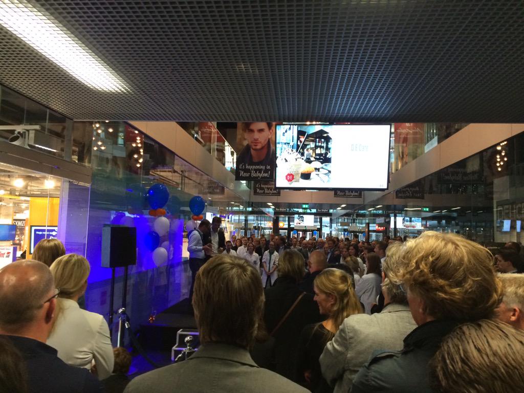 Opening of the <a href="/StoreFuture/">Store of the Future</a> in <a href="/NewBabylonDH/">New Babylon</a>, Glass Shop Wall is coming soon! #retail #Startups #tech