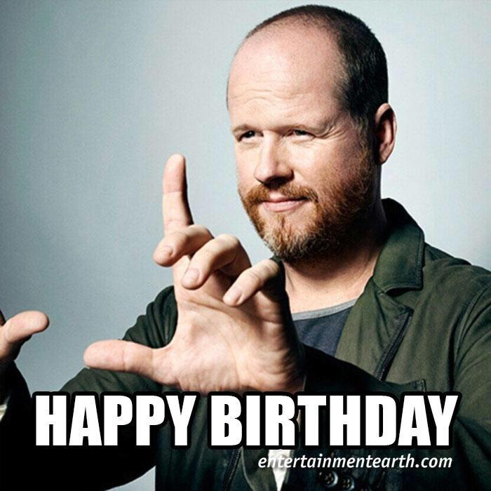 Happy birthday to Joss Whedon and thanks for all the amazing work you\ve given us! Keep it up :) 