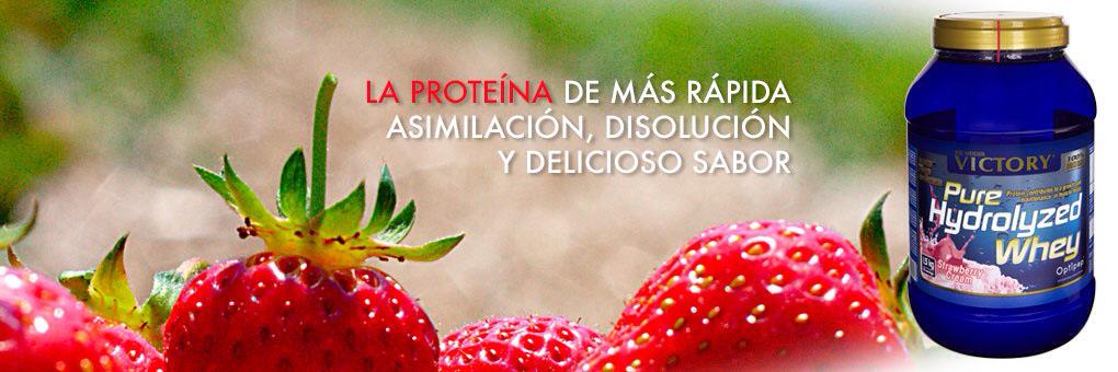 100% Hydrolizada, porque no todas las proteínas son iguales.