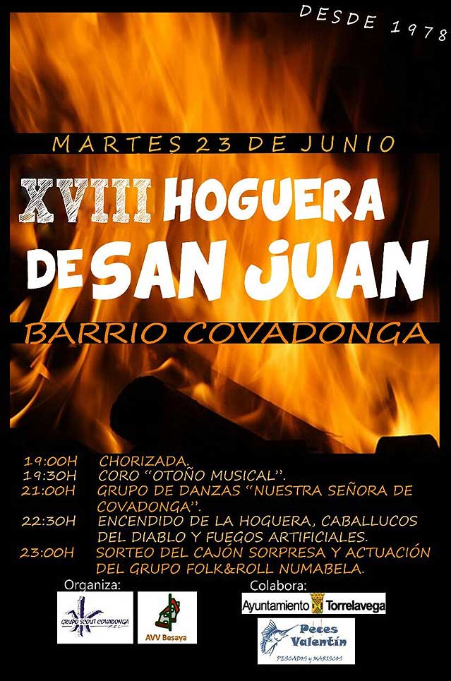 torrelavega00's tweet photo. La hoguera del @BarrioCovadonga se enciende a las 22:30h http://t.co/s9PZCEkChi