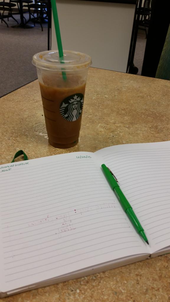 EngelishTeach's tweet photo. Ready for day 2 at the Lake Michigan Writing Project Advanced Institute. #writerslife #lmwp http://t.co/DfDGgp3sI7