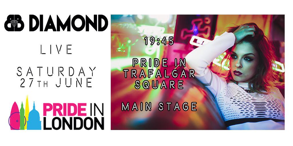 Can't wait for this Saturday <a href="/LondonLGBTPride/">➡️ @PrideInLondon 🏳️‍🌈</a> Catch me on the main stage Trafalgar Square 7.45pm 🙌💃#PrideInTrafalgar