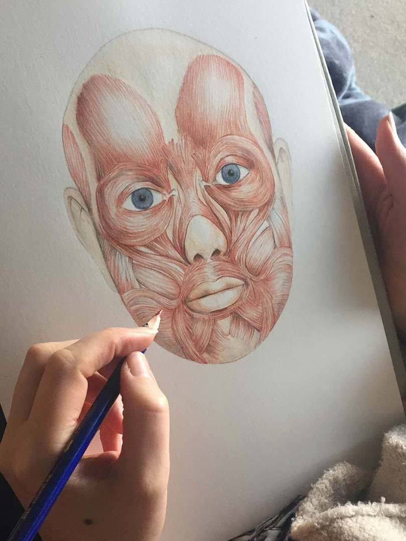 StelarcStelarc's tweet photo. Rending on an Anatomical Drawing with @ninasellars at @altanatomieslab (@CurtinUni) http://t.co/YS1ZlRYpHM