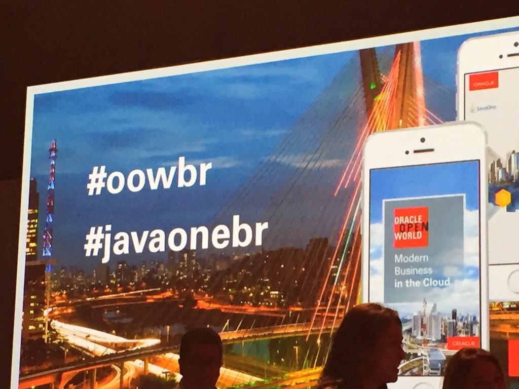 suliyar's tweet image. Open world Brazil #OracleCloudPaaS #OracleMCS #OracleMobile