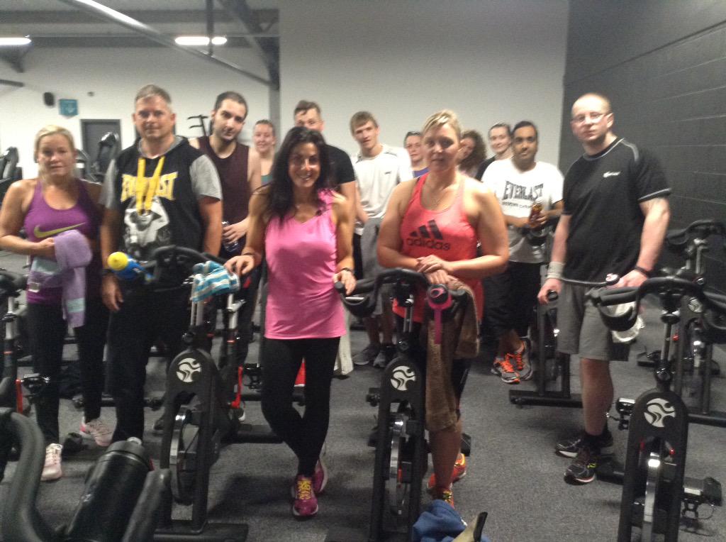 HelloATfitness's tweet photo. #spin class this evening with myself get on line and come along pure gym ashton x http://t.co/6E2rde82bM