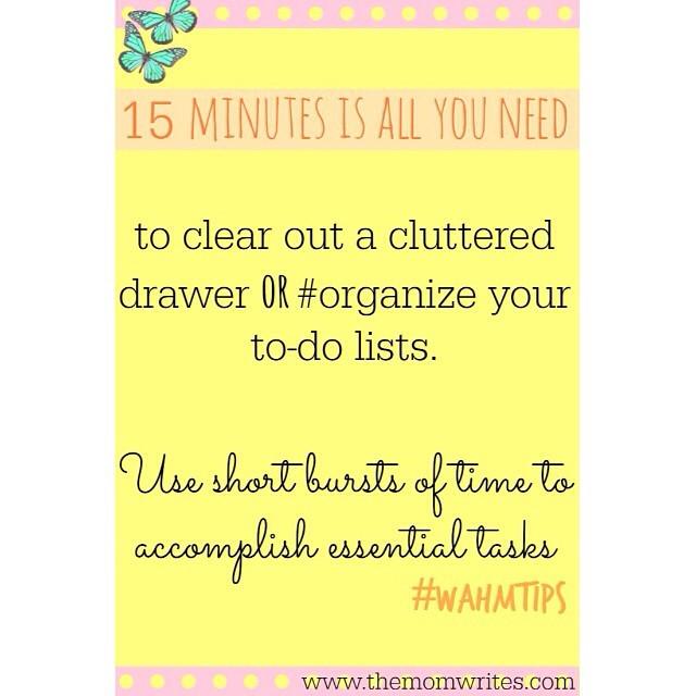 content_bistro's tweet image. That&apos;s right. Make the most of small pockets of time to #getorganized or #cutclutter. Grab… ift.tt/1fwN9l9
