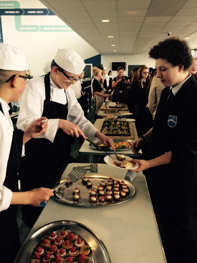 Oasis Academy Oldham on Twitter "Our year 10 Catering Group serving