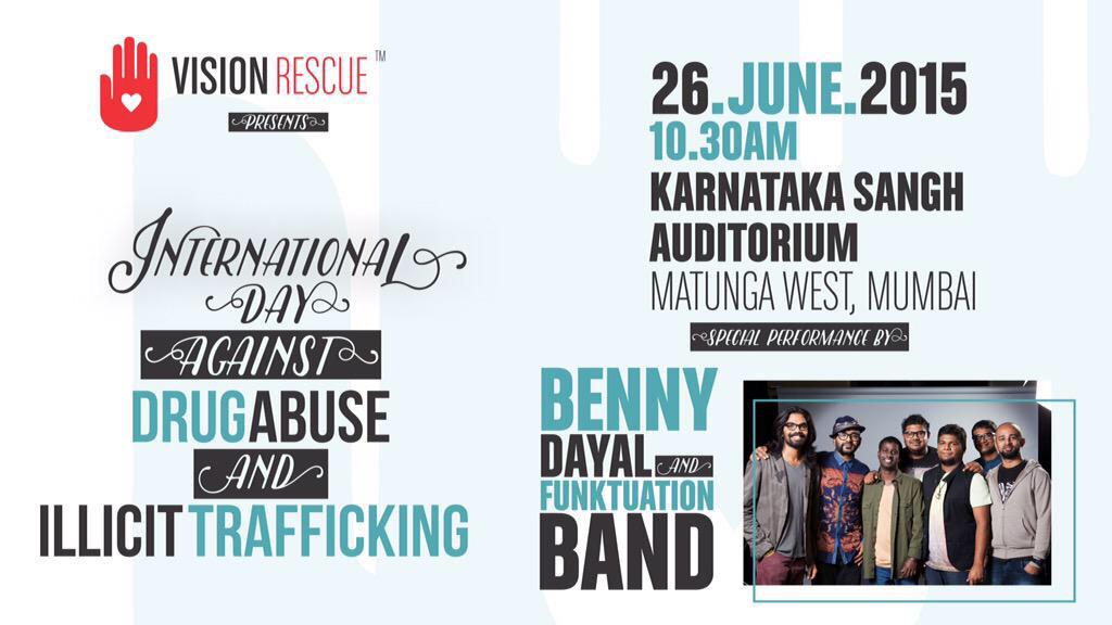 Benny_Dayal's tweet photo. Gonna be supporting a great cause ... If UR around matunga .. Land up for my live concert with @FunkTuation_ http://t.co/XUAO957Zeh