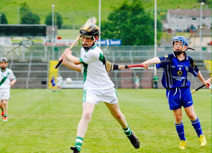 damiancleere's tweet photo. Tullaroan's super Centre Forward Tomás Dunne in action at Feile 2015 in Newry @TullaroanHurlin @KilkennyCLG http://t.co/comcMbHzwc