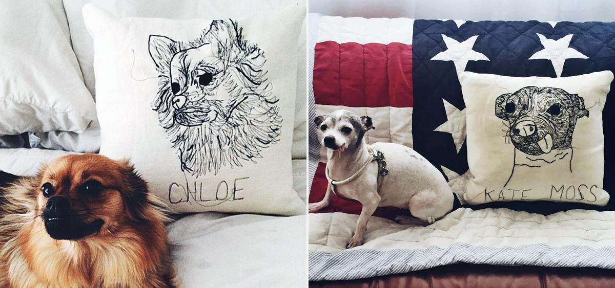 Matt_James_I's tweet photo. Today on @The_Hydrant Blog: Hyla Frank’s Custom Dog Sketch Pillows - http://t.co/vl88WFaEJt
#HydrantCrew http://t.co/JRPrzdIntF