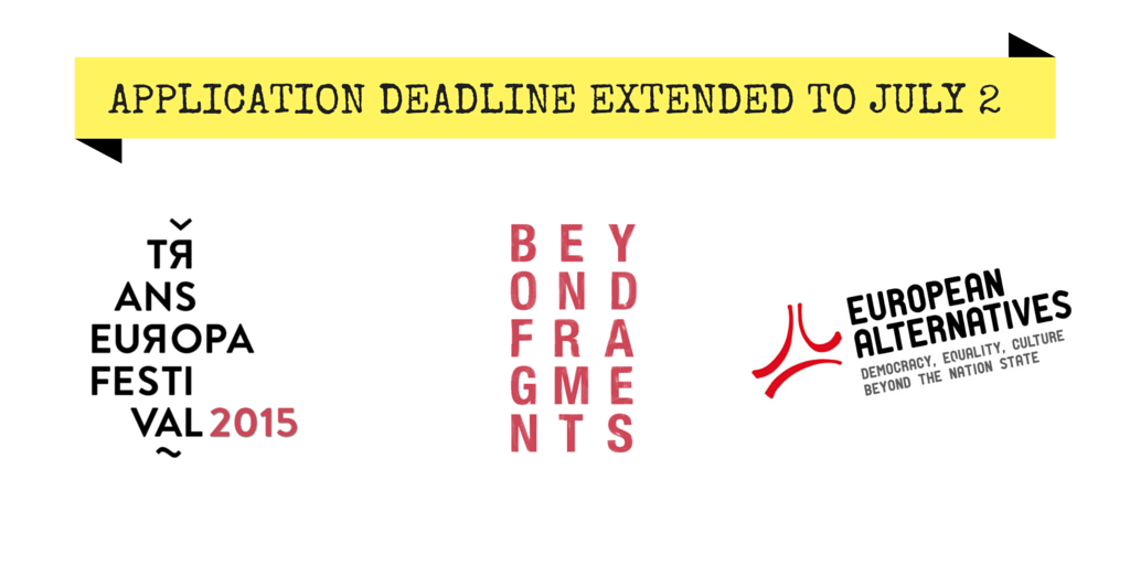 We have a new and improved deadline to apply to co-create <a href="/TranseuropaFest/">TRANSEUROPA</a> July 2 transeuropafestival.eu