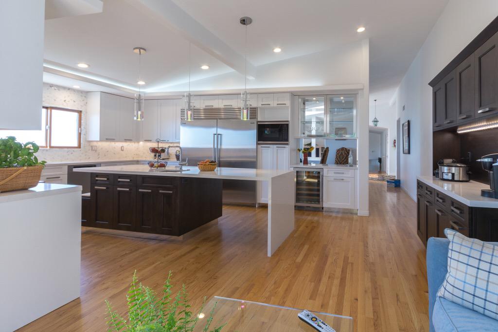 jamckd's tweet photo. Out of all my projects, I feel this one is a true #transitional kitchen. @CaesarstoneCA @subzerowolf @HGTVRemodels http://t.co/lqtGOLssL1