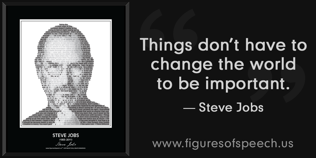 FOSQuotes's tweet image. Bringing the words of #SteveJobs to life thru our unique and powerful combination of his image and #quotes.