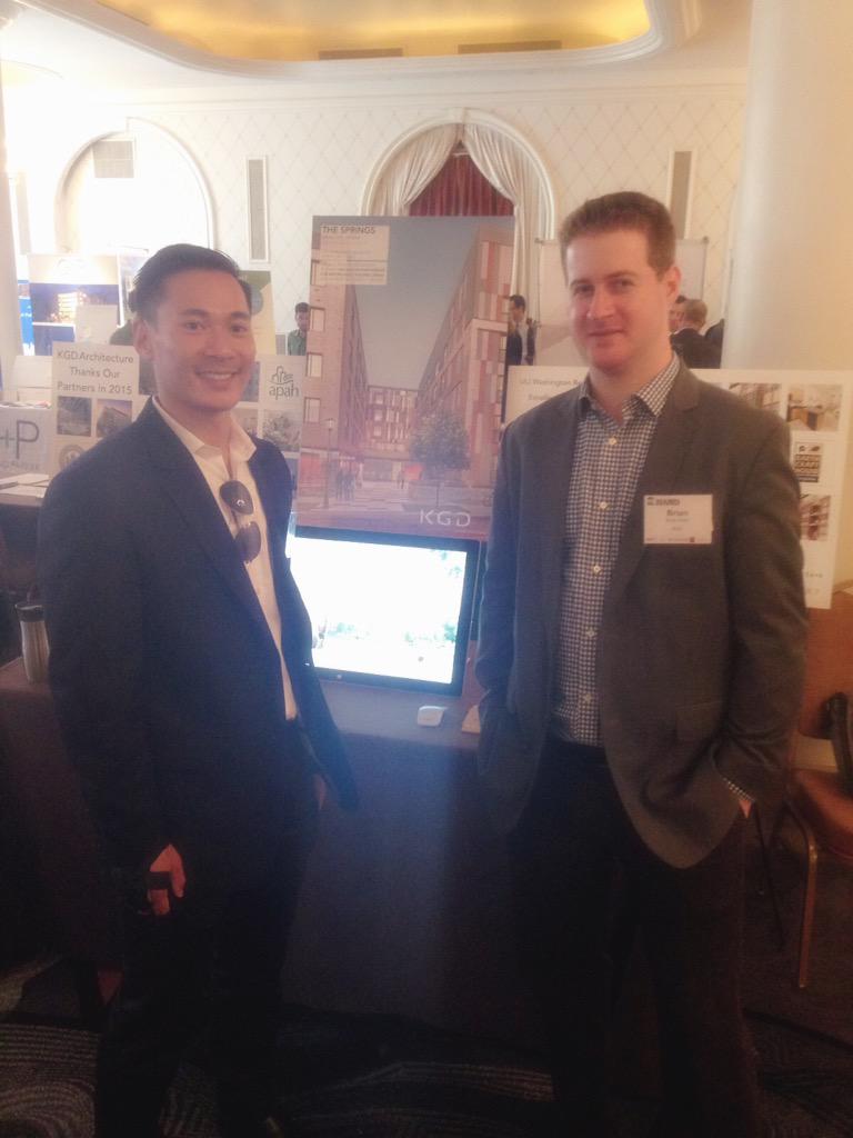 KGDArchitecture's tweet photo. Honored to be attending #HANDAM2015 @HANDHousing Congrats to @DantesPartners and @MenkitiGroup on your Award http://t.co/5S2JAm5GX2