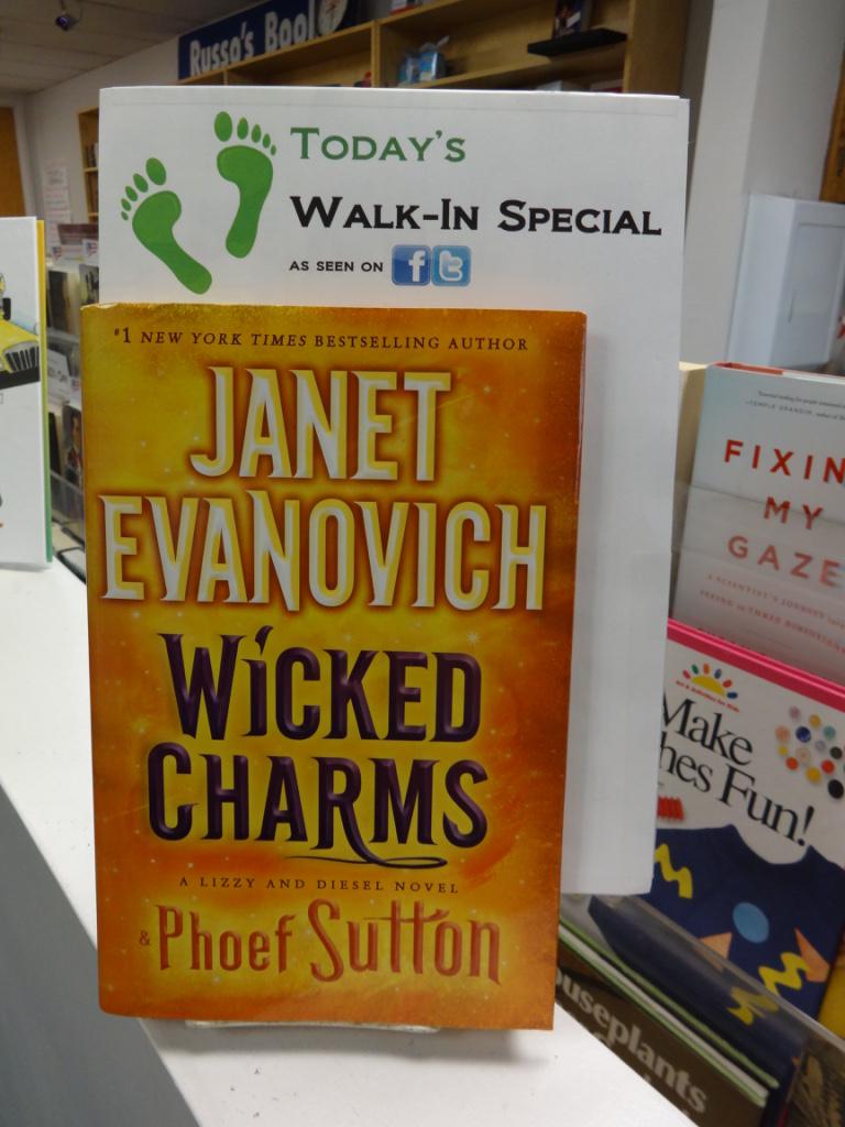Our 40% off walk-in only special for today! <a href="/janetevanovich/">Janet Evanovich</a> @phoefsutton #indie #bookstore #Bakersfield #CA