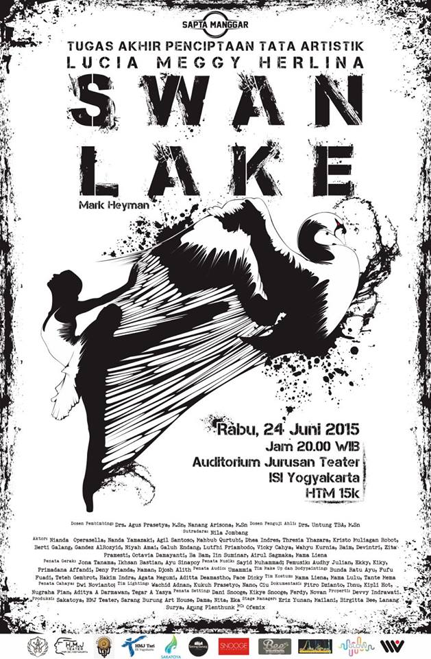#jogja <a href="/SakatoyaYk/">𝐊𝐎𝐌𝐔𝐍𝐈𝐓𝐀𝐒 𝐒𝐀𝐊𝐀𝐓𝐎𝐘𝐀</a>: 24/6/15 20.30 Eksplorasi Make Up &amp; Kostum Swan Lake di Teater ISI Yk | 15k