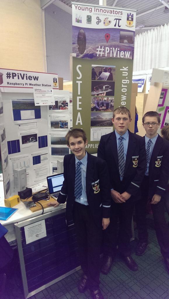 GTracks_CHS's tweet image. #PiView weather station from @CookstownHigh  won Young Engineers Award to attend Big Bang 2016 in Birmingham #SYI2015
