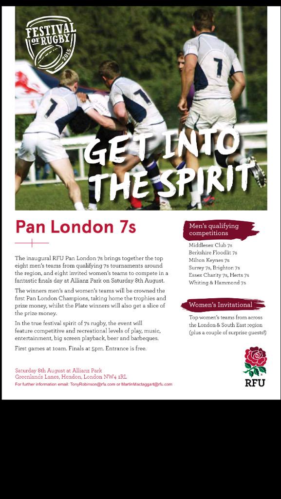 mkrufc7s's tweet photo. Congrats @OlneyRascals &amp; #SWift7s who qualified #mk7s competition  for #PanLondonSevens @AllianzPark 8th August http://t.co/F7G1DfPJIy