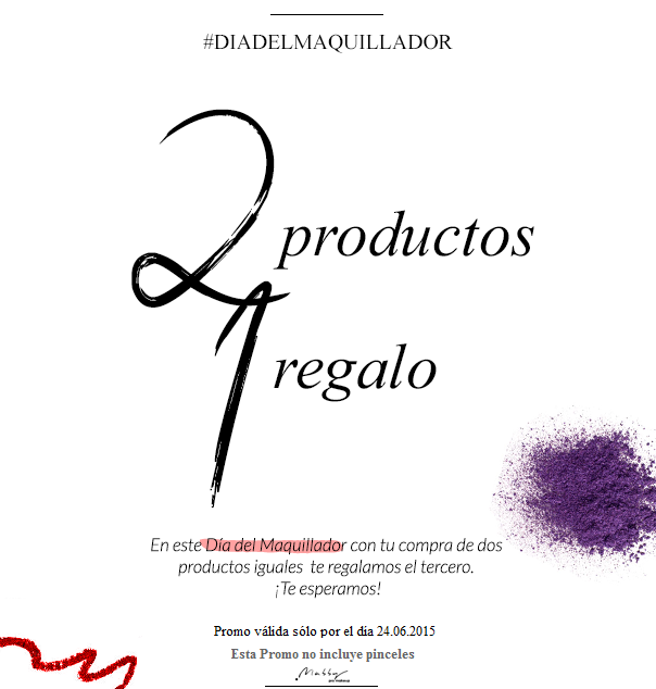 Sorpresas por el día del Maquillador! Te esperamos en nuestros espacios #MabbyProMakeup!