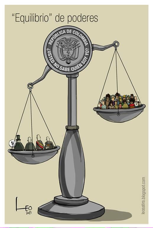 Una imagen, vale mas que mil palabras.
"Equilibrio de Poderes"