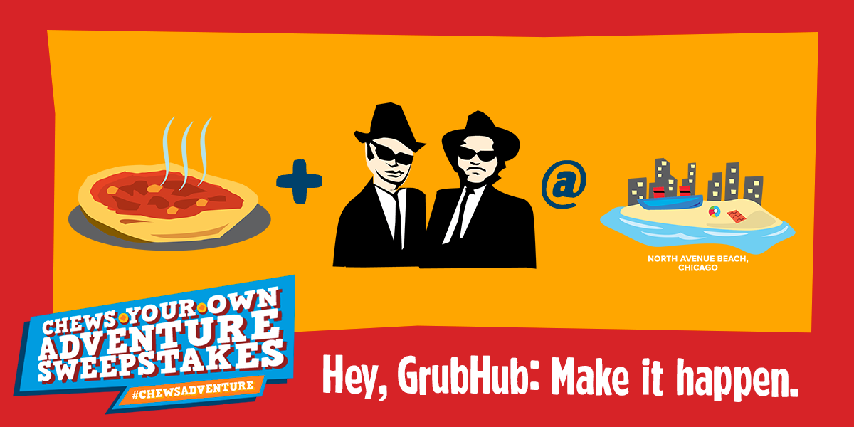 VerboseBetty's tweet photo. This is the adventure I chews to win! #ChewsAdventure http://t.co/fJCmPmVbeq http://t.co/jmZuRBxi2k