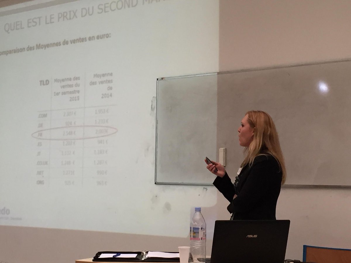 ProDomaines's tweet photo. Prix moyen pour un #rachat #NomDomaine .FR chez @sedo est de 2 548 € lors du 1er sem. 2015. #nddcamp cc @AFNIC http://t.co/CL5pjSjki1