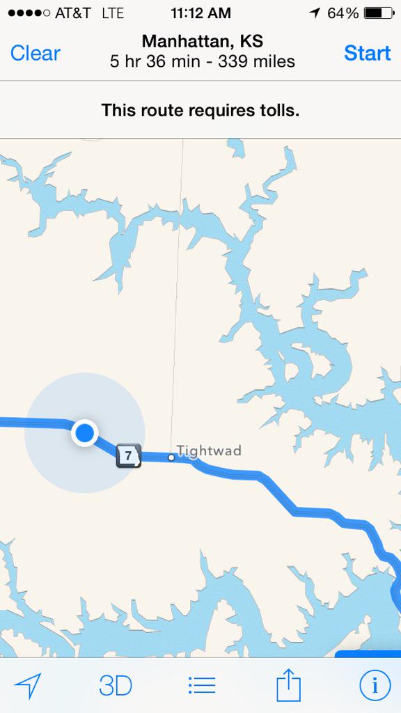 kaliksu's tweet photo. Just want through the town of "Tightwad" #MissouriThings http://t.co/bOxqOyTd0k
