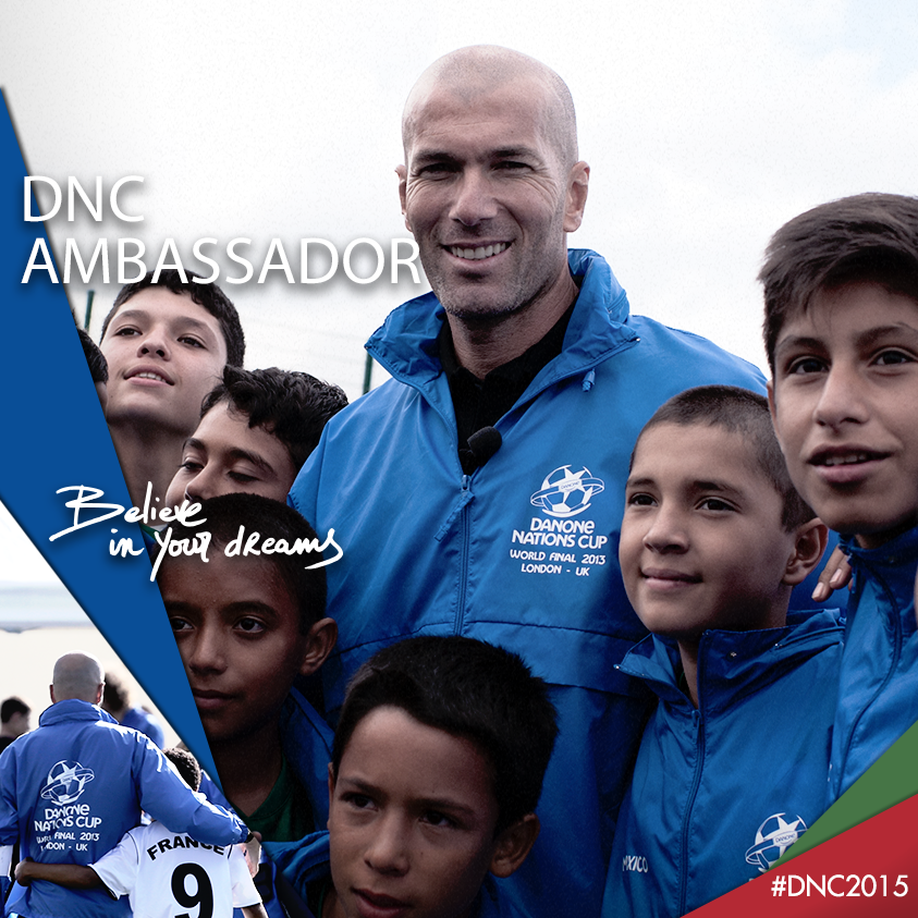 Happy Birthday to our international ambassador Zinédine Thank you for inspiring the young players :) 