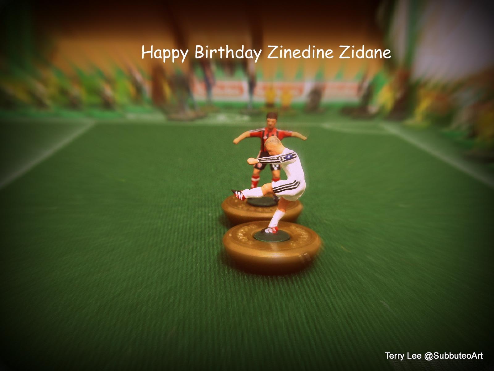 Happy Birthday Zinedine Zidane     By 