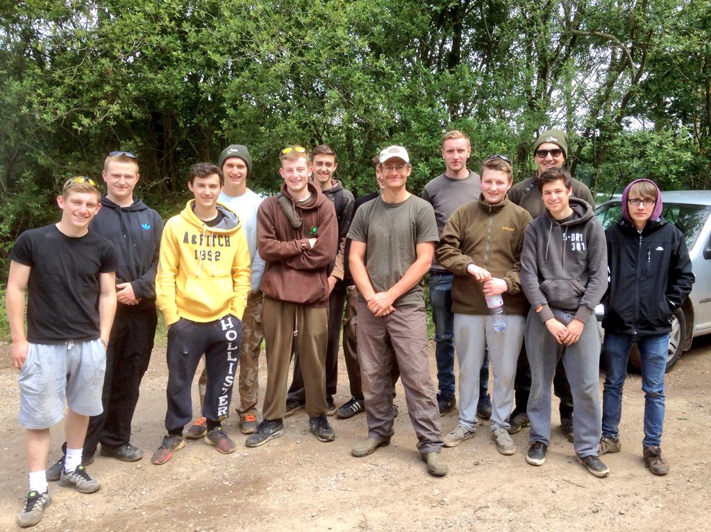 SScottFish's tweet photo. My final day teaching students @Sparsholt_Coll emotional farewells to a great group of lads. 19 years of fun n fish ! http://t.co/bTy0J4QCJL