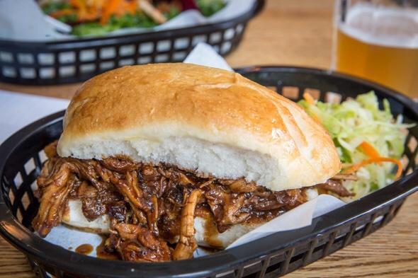 OssingtonStop's tweet photo. It's officially summer #Toronto! Try our Pulled Pork on a Bun with Crispy Side Slaw and enjoy the season :) http://t.co/Td9uVPpLvl