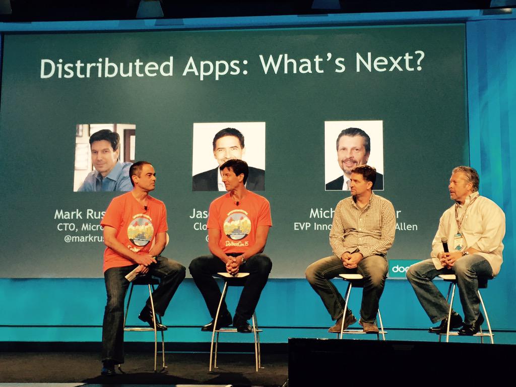 vybava's tweet photo. Keynote day 2 #dockercon http://t.co/KFMwQipvvl