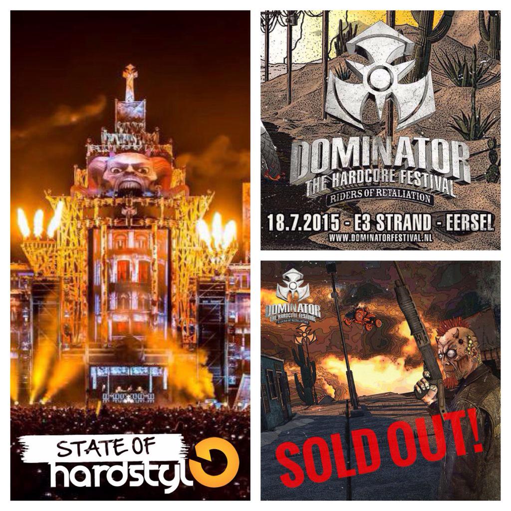 statehardstyle's tweet photo. #Dominator 2015 is Sold Out !! See you Soon in The Paradise of #HardCore . #QDance #RidersOfRetaliation #HardEvent http://t.co/8bDd6XNJZ4