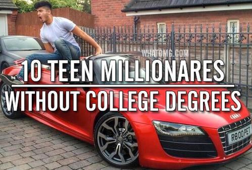 WHATOMGIoI's tweet photo. 10 Teens Who Became MILLIONAIRES Without Even Going To College! (#4 was SO easy too...)😲😍👉 http://t.co/lyxqQBYm9k http://t.co/lcOE7ZSWvl