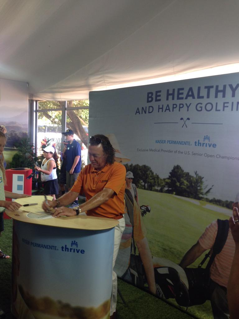 Stop by the Wellness Pavilion and say hi to professional golfer, Miguel Angel Jimenez!